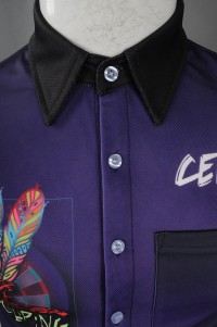 DS063 tailor-made personalized darts team shirt  online single darts team shirt Hong Kong darts team shirt supplier detail view-4